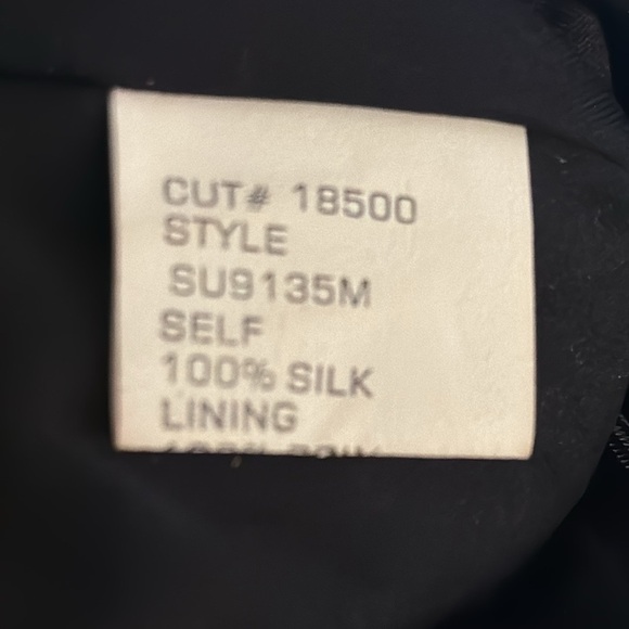 Tadashi Shoji Silk Animal Print Shutter Pleat Bandage Bodycon Midi Dress size 4 - Picture 5 of 6